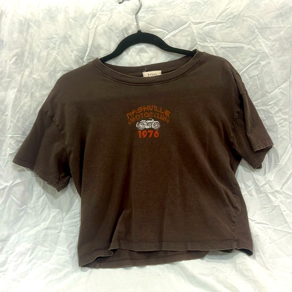 Nashville motor clubb 1976~ tee-shirt cropped